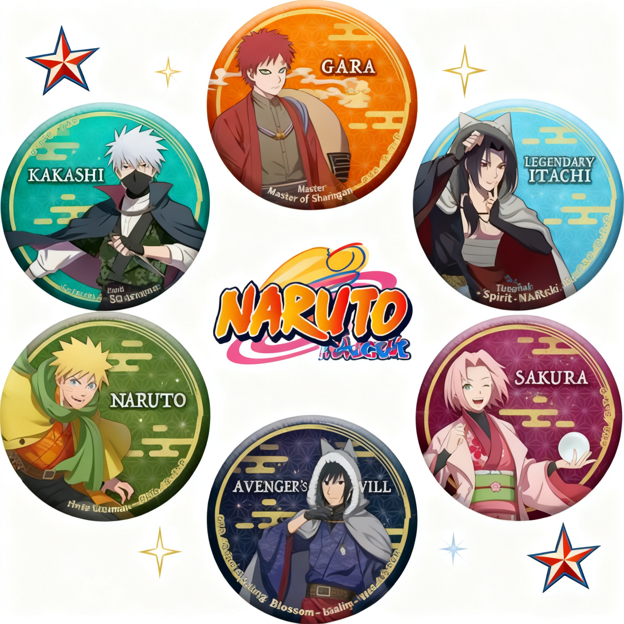 Anime Merchandise Naruto - Anime Badge Naruto Cosplay Pin Sasuke