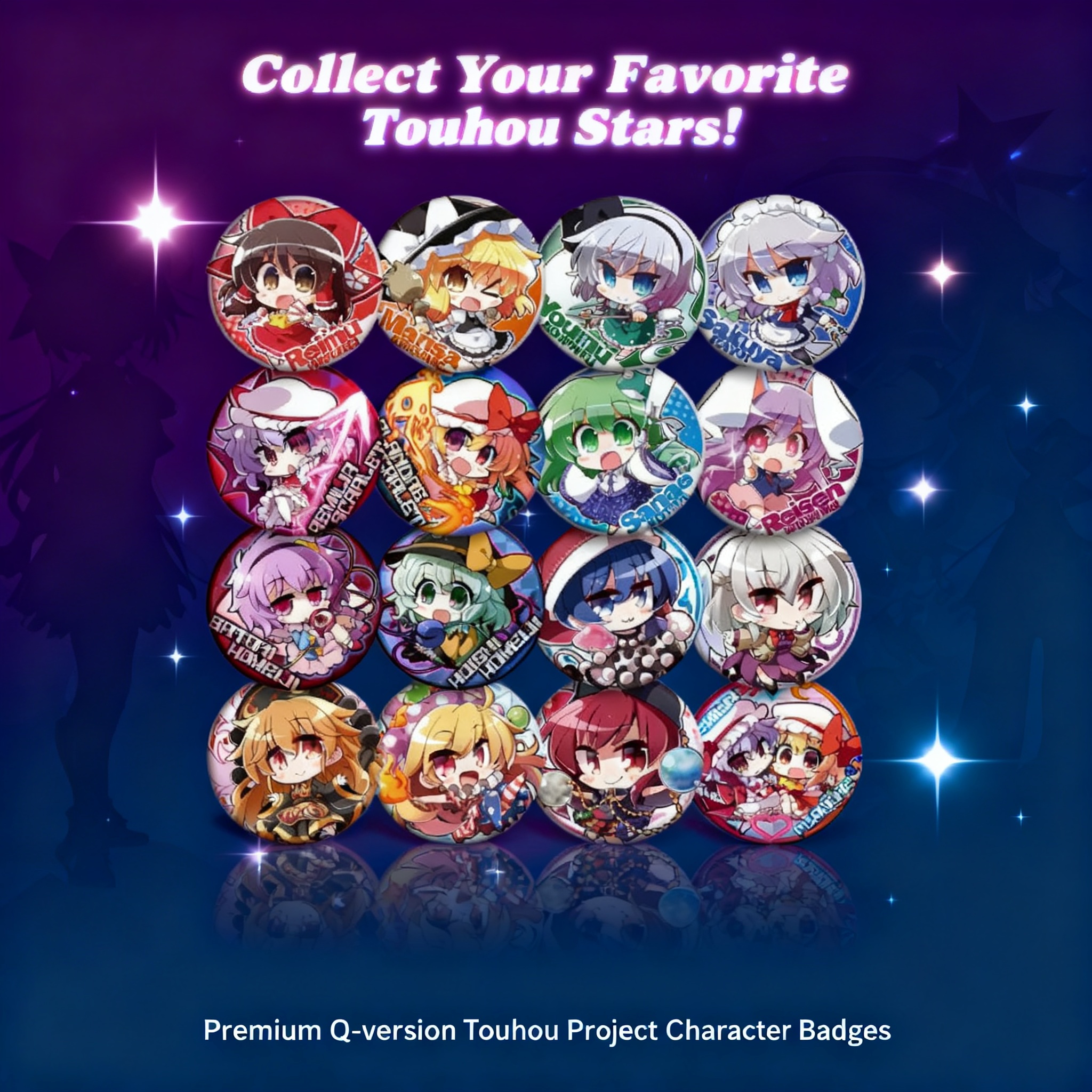 Anime Merchandise Types - Anime Badge Brooch C Type Oriental