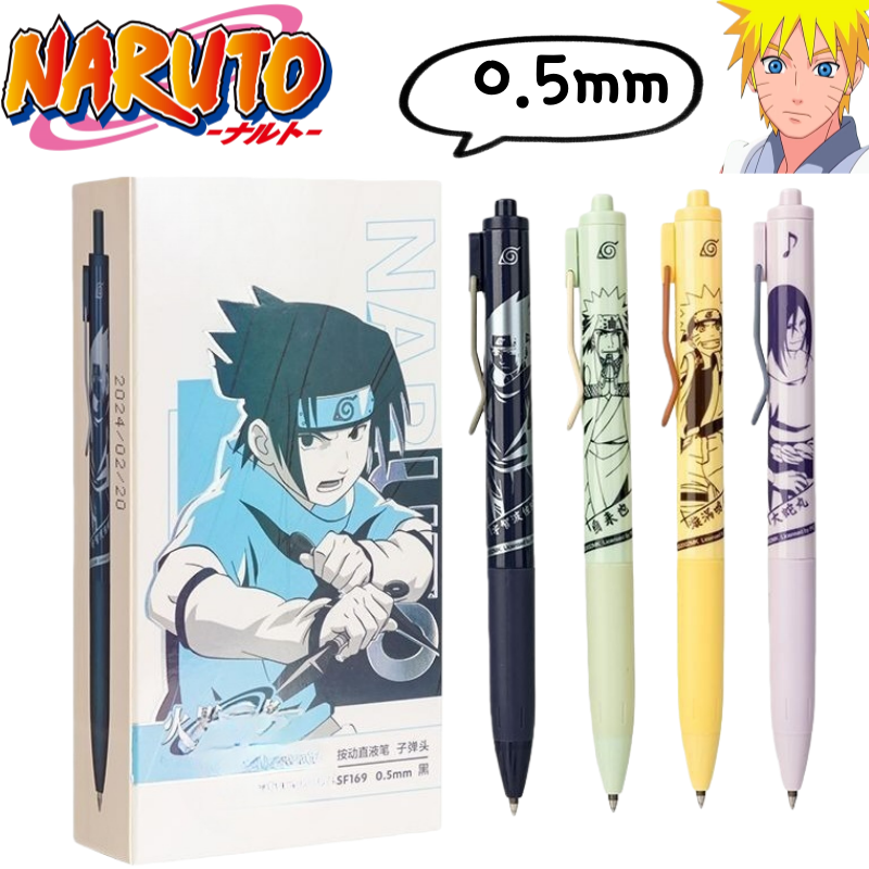 Anime Merchandise Naruto - Naruto quick-dry click pen for students,