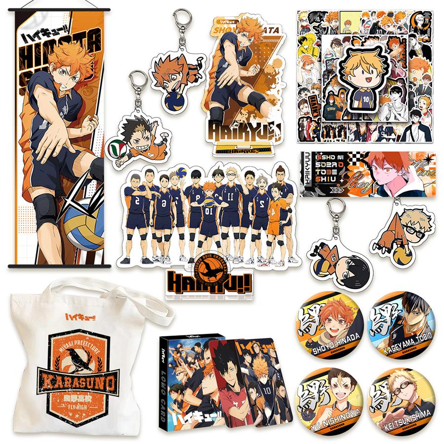 Anime Merchandise Box Set - Haikyuu Shoyo Hinata Tobio Kageyama Karasuno