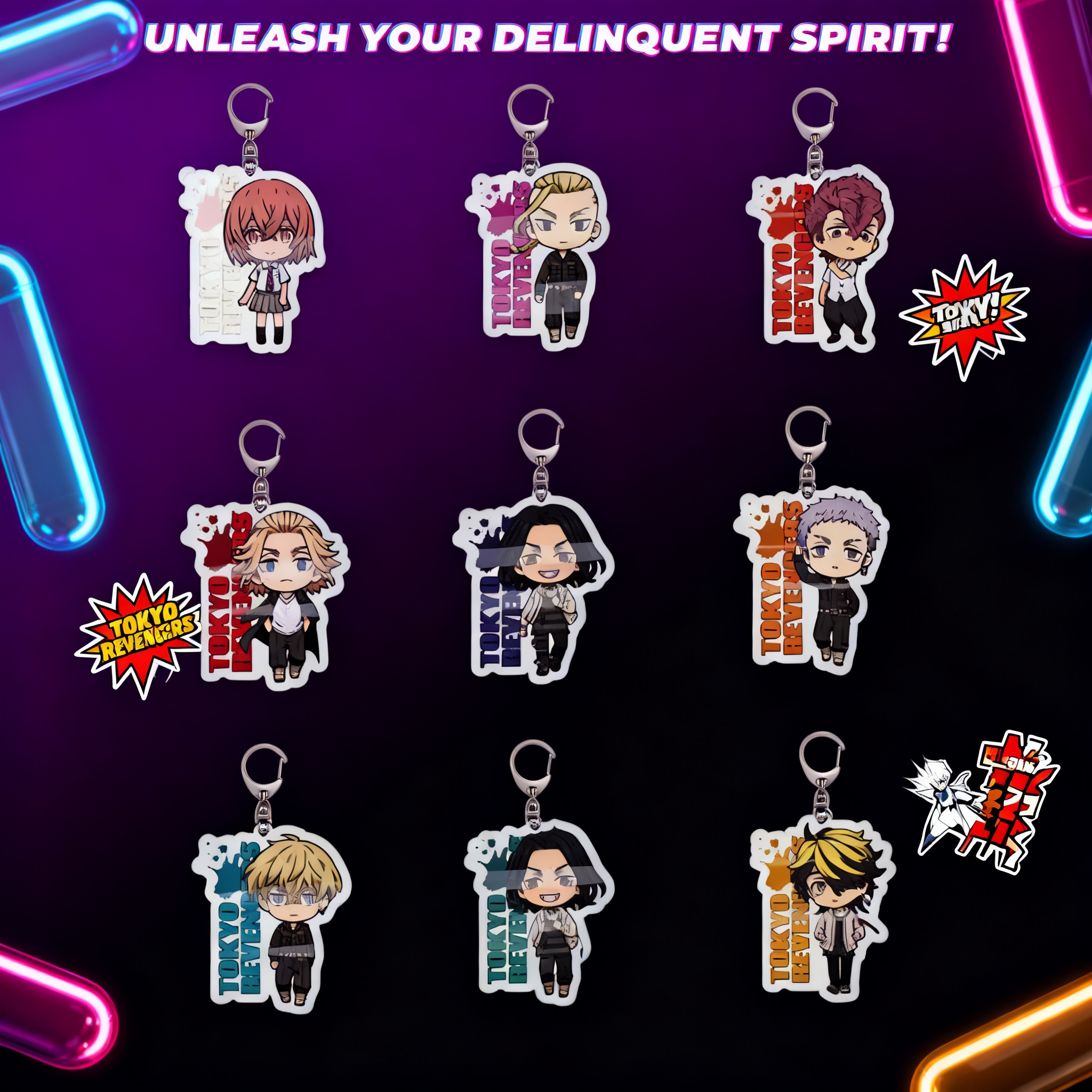 Anime Merchandise In Tokyo - Acrylic Keychain Anime Tokyo Revengers Sano