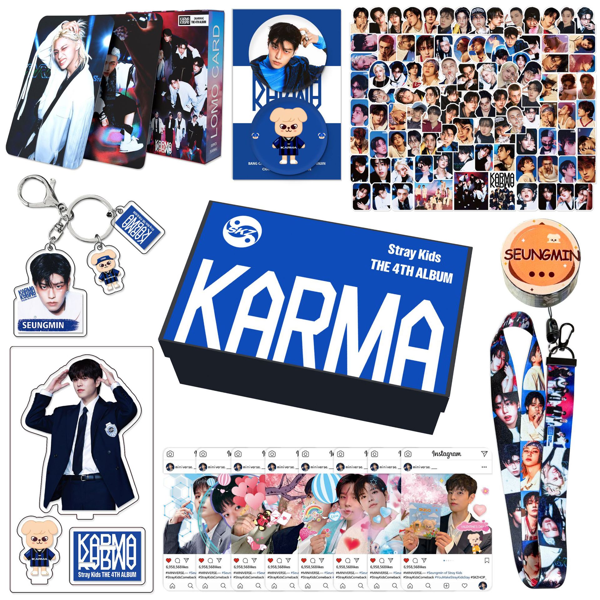 Anime Merchandise Box Set - Seungmin STAY SKZOO KPOP Stray Kids