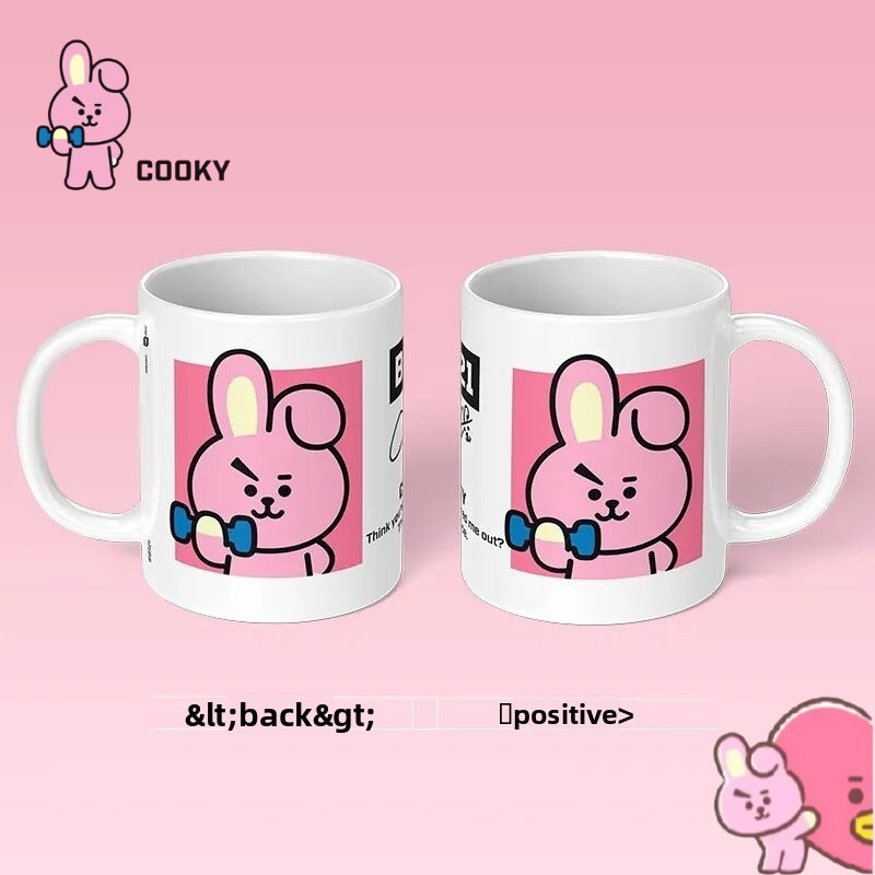 BT21 Cooky anime cartoon cute  - огляд і ціна Anime Merchandise Mugs