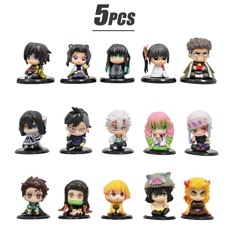 5 Styles/Set Demon Slayer Q Ve - огляд і ціна Anime Merchandise Demon Slayer
