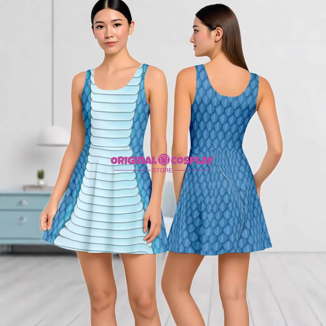 Summer Women T-Shirt Dress Plu - огляд і ціна Anime Themed Merchandise