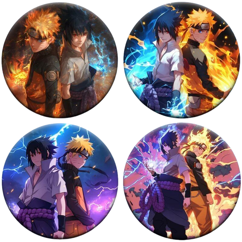 Naruto Anime Badge 58Mm Tinpla - огляд і ціна Anime Merchandise Naruto