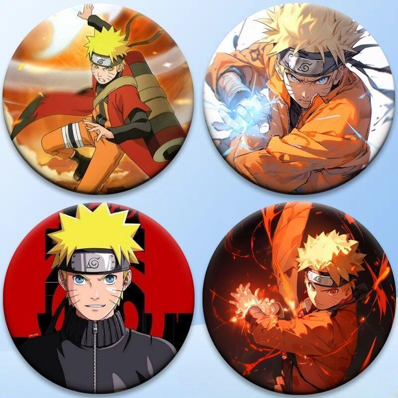 Naruto Anime Badge 58Mm Tinpla - огляд і ціна Anime Merchandise Naruto
