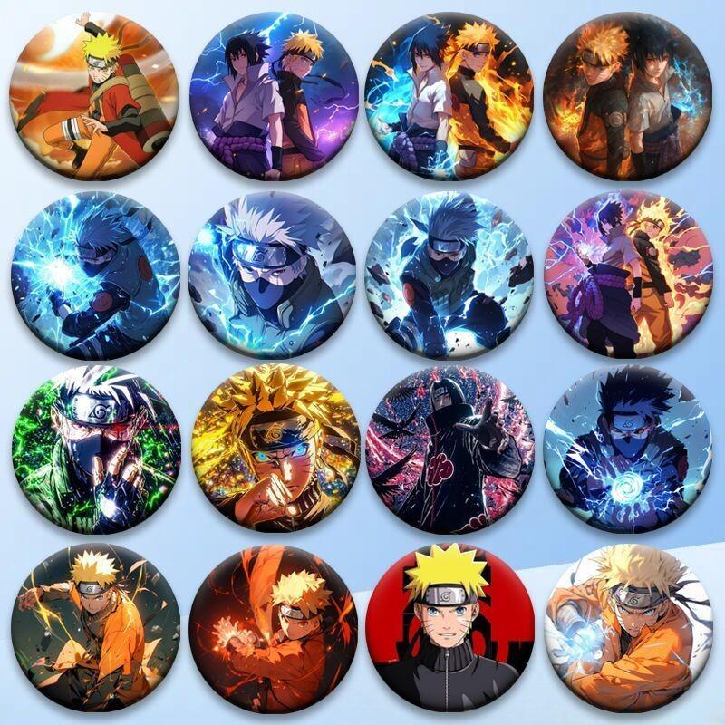 Naruto Anime Badge 58Mm Tinpla - огляд і ціна Anime Merchandise Naruto