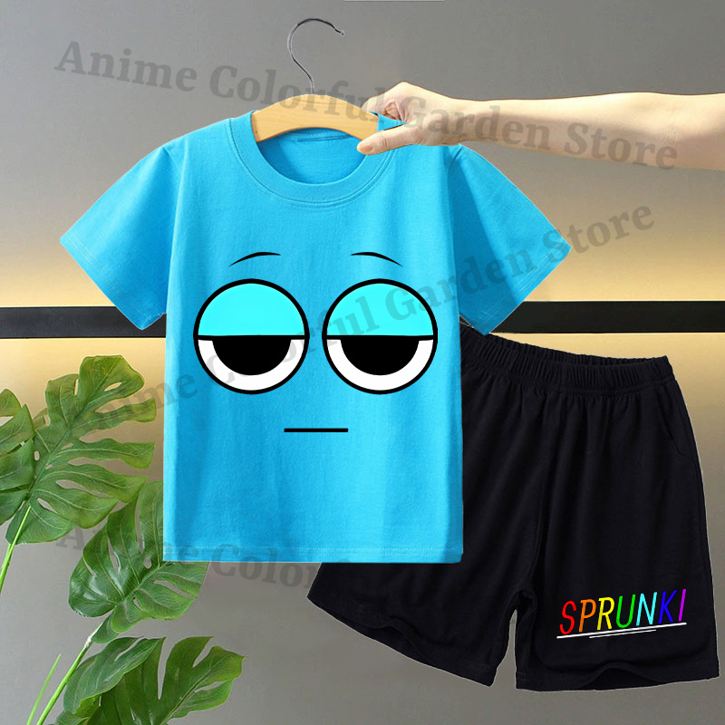 Sprunki 2pcs T-shirt and Short - огляд і ціна Anime Girl Merchandise