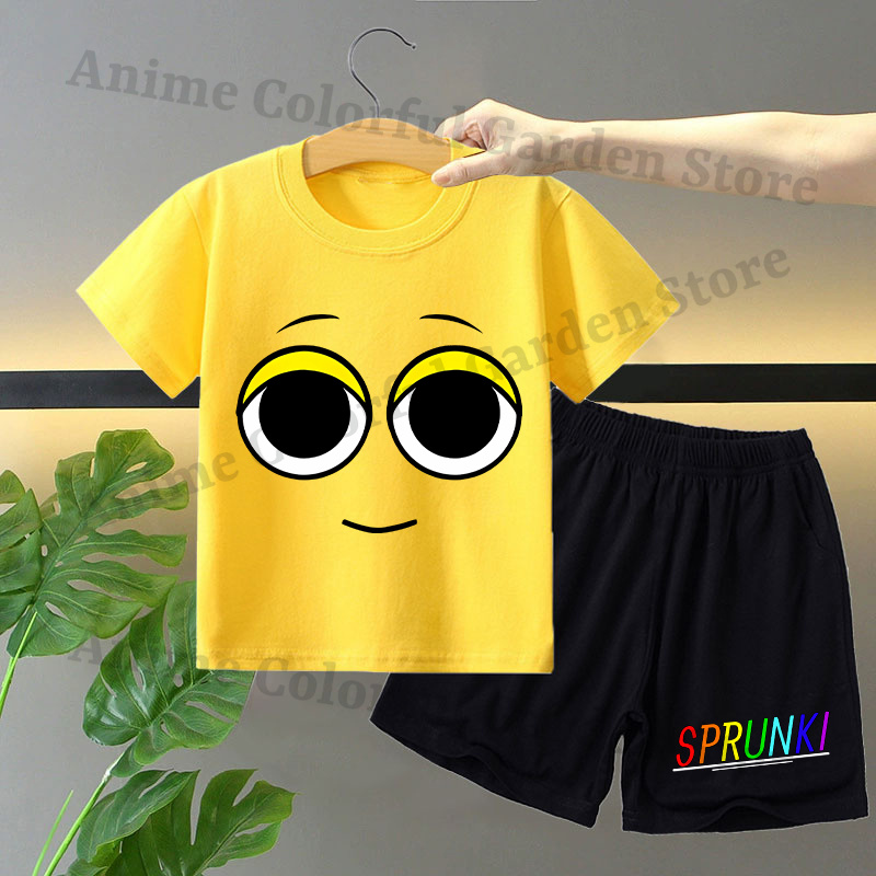 Sprunki 2pcs T-shirt and Short - огляд і ціна Anime Girl Merchandise