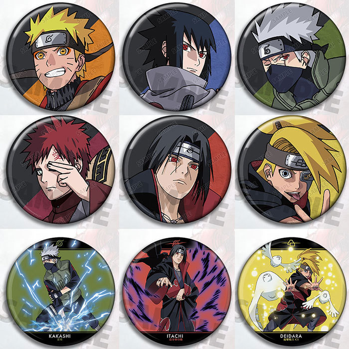 Naruto Anime Badge Pin Set Kak - огляд і ціна Anime Merchandise Naruto