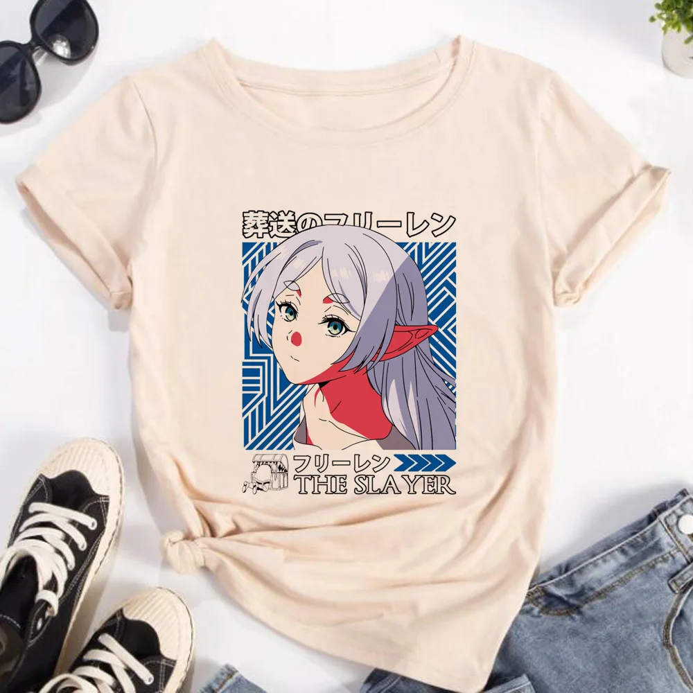 Frieren Tshirt Women Streetwea - огляд і ціна Frieren Anime Merchandise