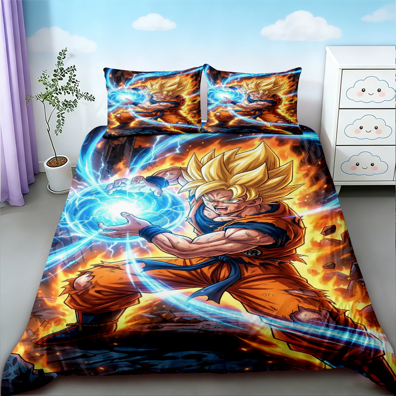 Duvet Cover Dragon Ball Beddin - огляд і ціна Anime Merchandise Demon Slayer